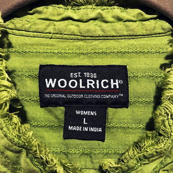 DONATED Blouse-Buttons, Textured Stripes-Fray Coll - Picture 8 of 9